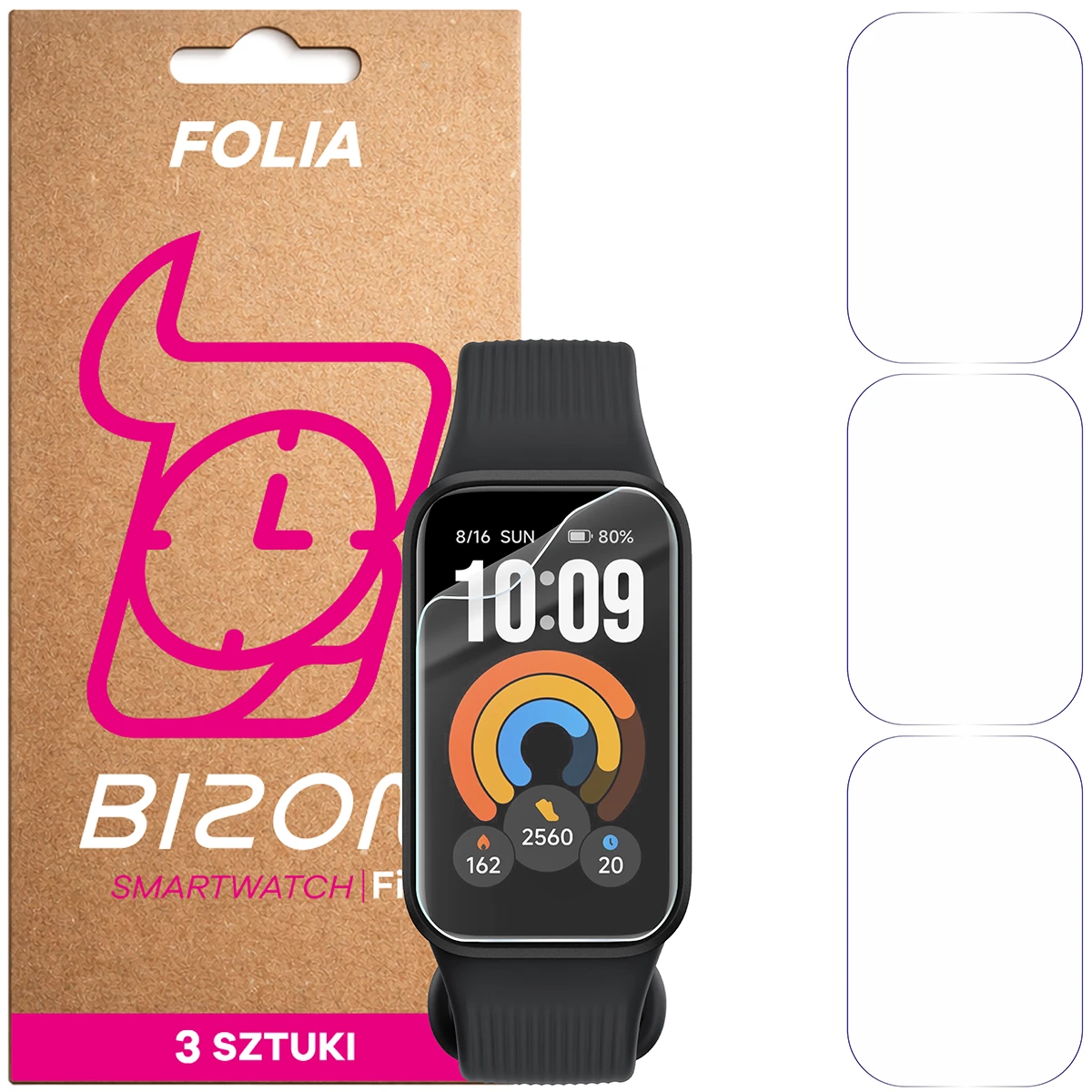 Folia hydrożelowa Bizon Watch Film HydroFlex dla Xiaomi Smart Band 11 Active