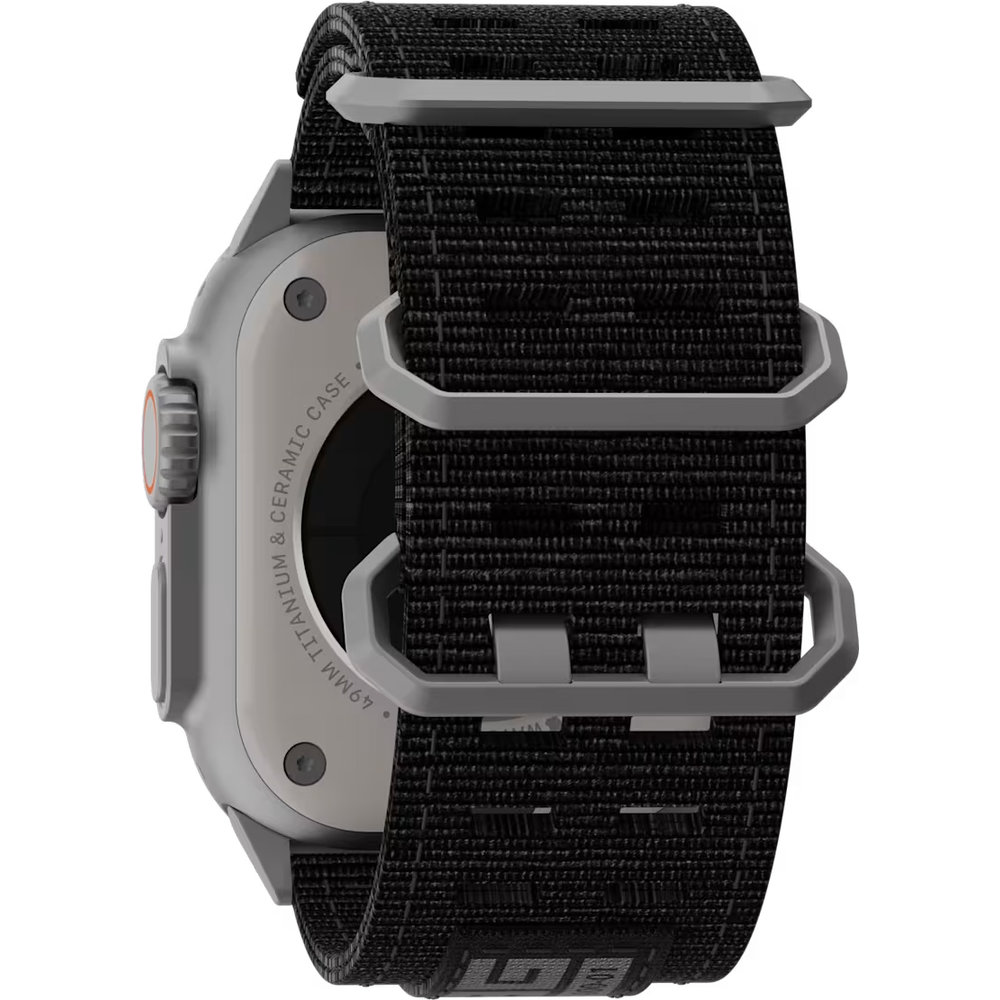 UAG Metropolis, stabilny pasek z podwójną klamrą bezpieczny, Black (czarny)