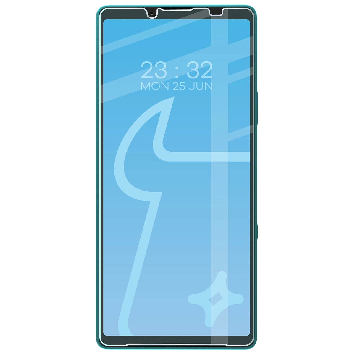 Telefon z nałożonym szkłem Bizon Glass Clear Duo do Sony Xperia 10 VII / VIII