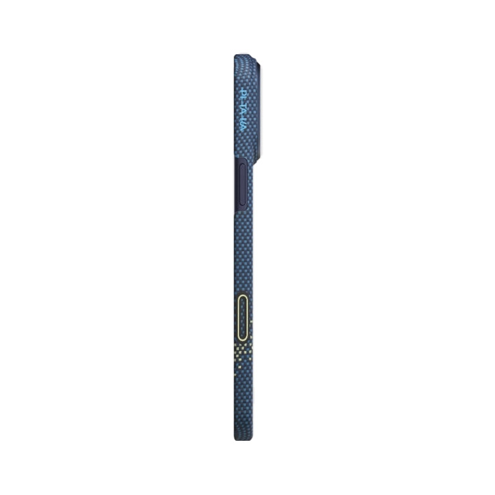 PITAKA Ultra-Slim Case, elegancja ochrona minimalistyczny nowoczesny trwałość codzienność, Nearfield Blue (niebiesko-zielony z kevlarem)