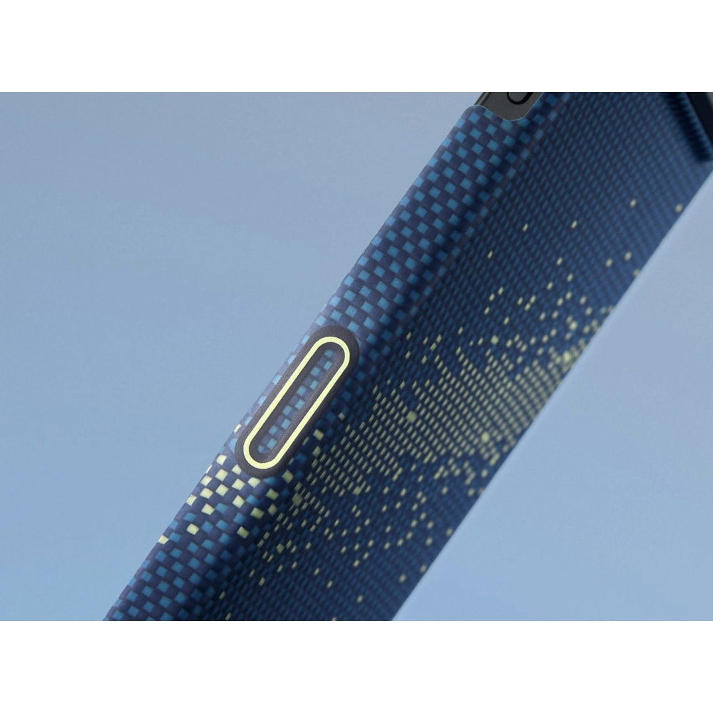 PITAKA Ultra-Slim Case, technologia wygoda wyczucie dotyku elegancki codzienny, Nearfield Blue (niebiesko-zielony z kevlarem)