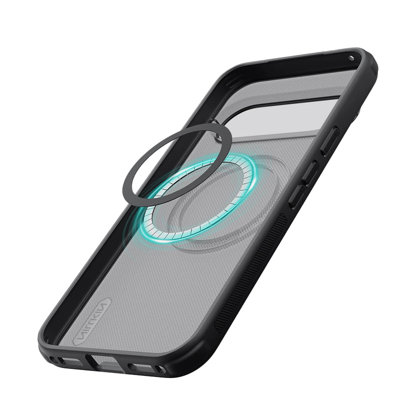 Etui Nillkin Frosted Shield Pro Magnetic do Google Pixel 11 Pro XL, Black (przydymiony z czarna ramką)