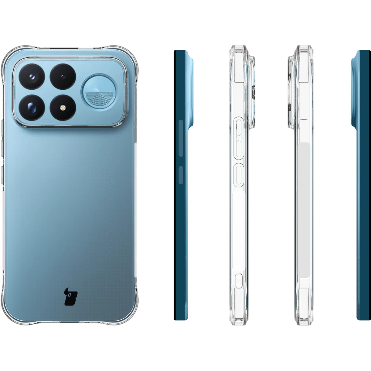 Etui Bizon Case Salpa do Xiaomi POCO F9 Ultra z różnych stron