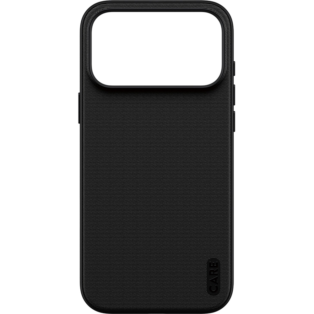CARE by PanzerGlass Fusion Fabric Case, modne etui ochronne inspirowane sztuką, trwałe, Black (czarny)