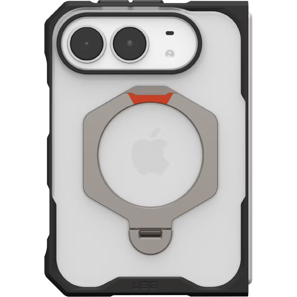 Etui UAG Mouve XTE do MagSafe do iPhone Duo, Ice (przezroczysty z czarną ramką)