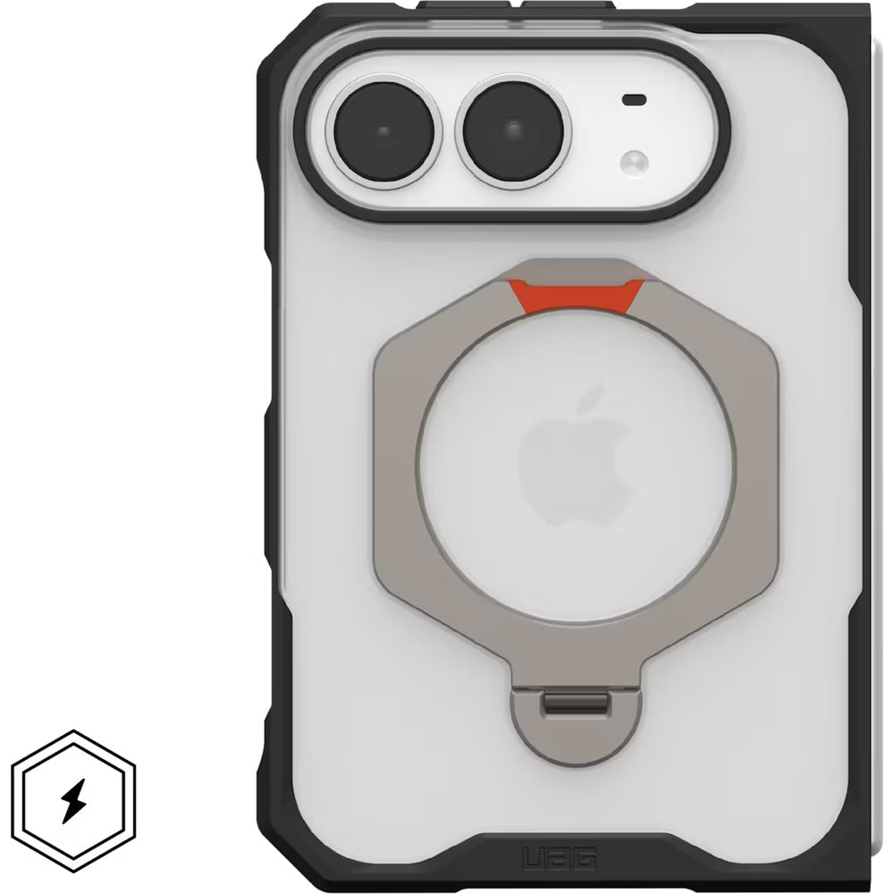 Etui UAG Mouve XTE do MagSafe do iPhone Duo, Ice (przezroczysty z czarną ramką)