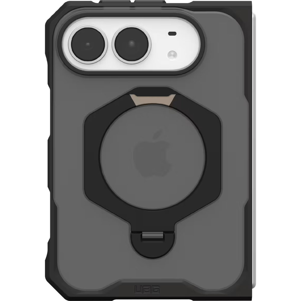 Etui UAG Mouve XTE do MagSafe do iPhone Duo, Ash (przydymiony (półprzezroczysty) z czarną ramką)