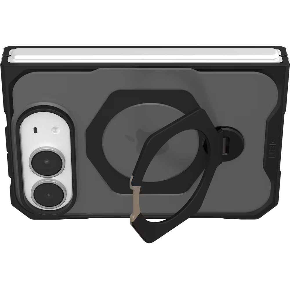 Etui UAG Mouve XTE do MagSafe do iPhone Duo, Ash (przydymiony (półprzezroczysty) z czarną ramką)