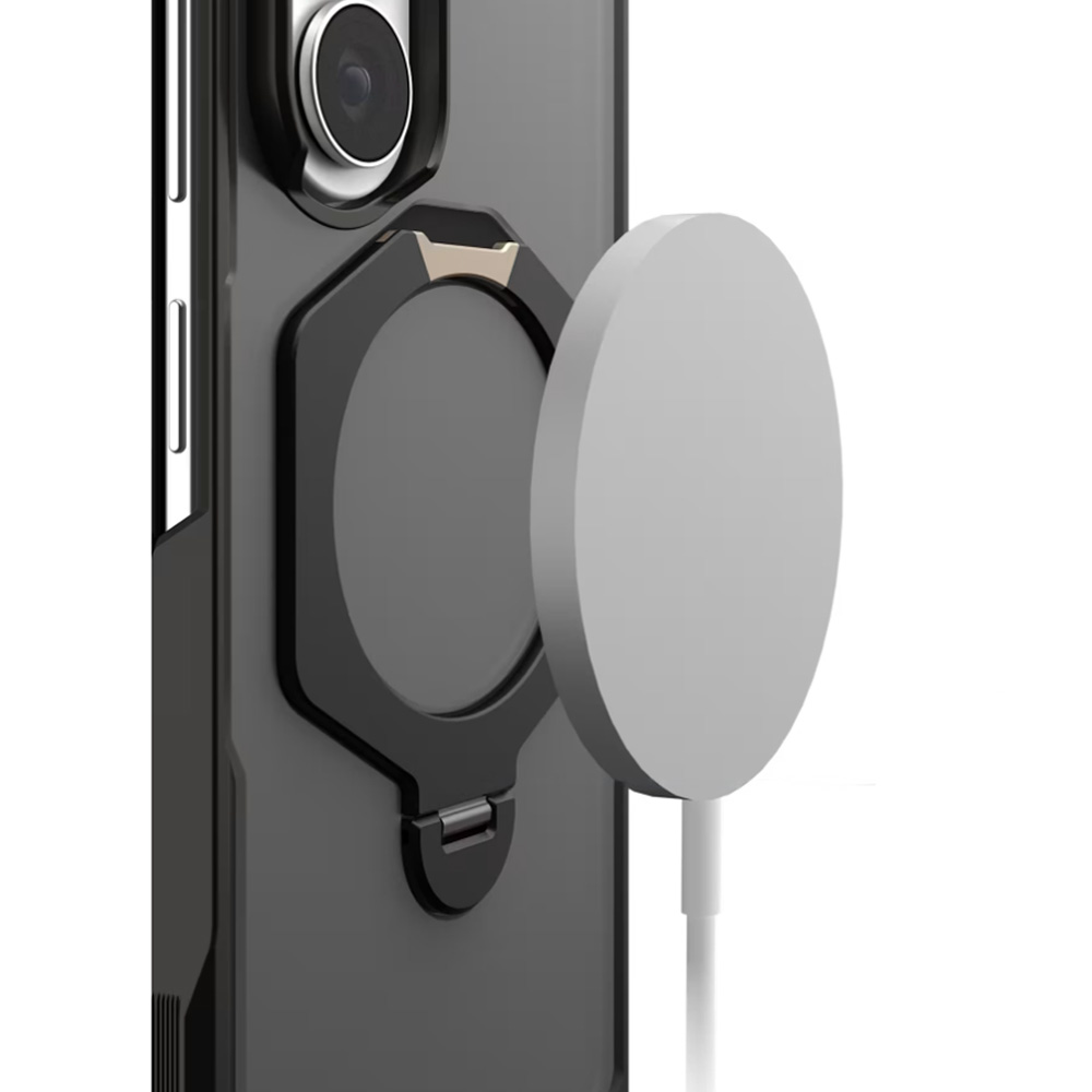 Etui UAG Mouve XTE do MagSafe do Galaxy Z Fold8 Ultra, Ash (przydymiony (półprzezroczysty) z czarną ramką)