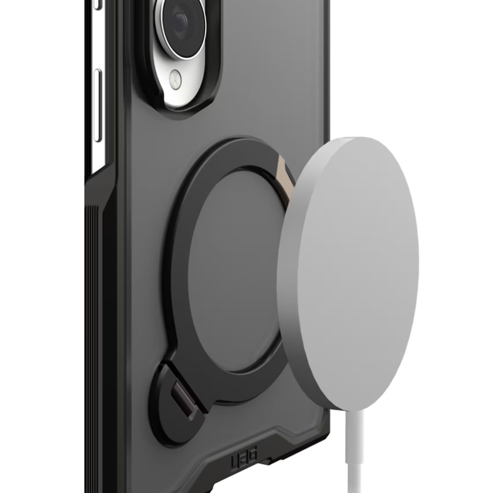 Etui UAG Mouve XTE do MagSafe do Galaxy Z Fold8, Ash (przydymiony (półprzezroczysty) z czarną ramką)