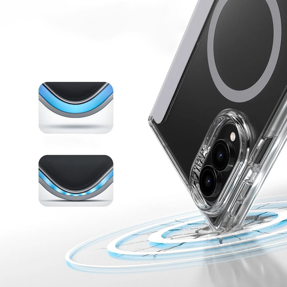 Etui Speck Presidio Perfect-Clear Fold do MagSafe do Galaxy Z Fold8, Clear (przezroczysto-szary)