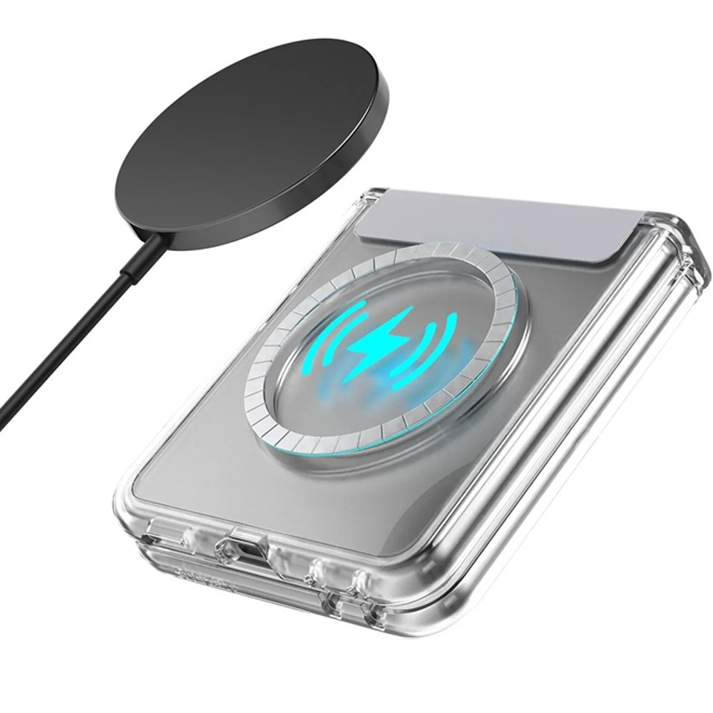 Etui Speck Presidio Perfect-Clear Fold do MagSafe do Galaxy Z Flip8, Clear (przezroczysto-szary)