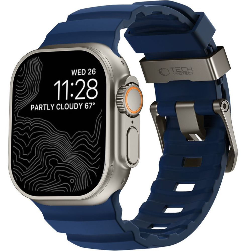 Pasek Tech-Protect Motion do Apple Watch 49/46/45/44 mm, granatowy
