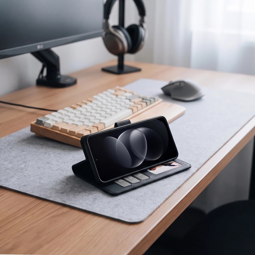 Etui z klapką Tech-Protect Wallet do Xiaomi Redmi Note 17 Pro Max 5G, Black (czarny)