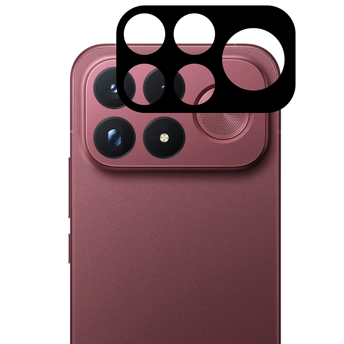 Szkło na aparat telefonu Bizon Glass Lens do Xiaomi POCO F9 Ultra