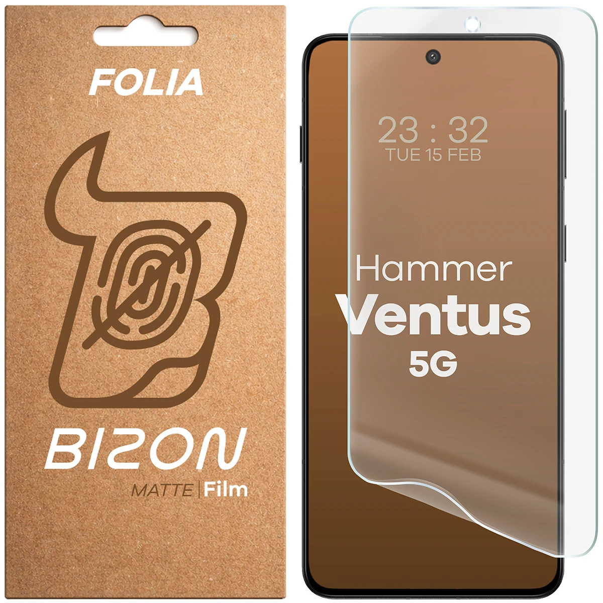 Folia matowa na ekran Bizon Film Matte do Hammer Ventus 5G, 1 sztuka
