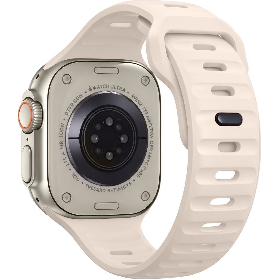 Tech-Protect Silicone Line, minimalistyczny pasek do Apple Watch SE 2024 44mm / 2022 44mm / 2020 44mm, Apple Watch Ultra 4 49mm / 3 49mm / 2 49mm / 1 49mm, Apple Watch Series 12 46mm / 11 46mm / 10 46mm / 9 45mm / 8 45mm / 7 45mm / 6 44mm / 5 44mm / 4 44mm / 3 42mm / 2 42mm / 1 42mm / 0 42mm, Stone (beżowy)