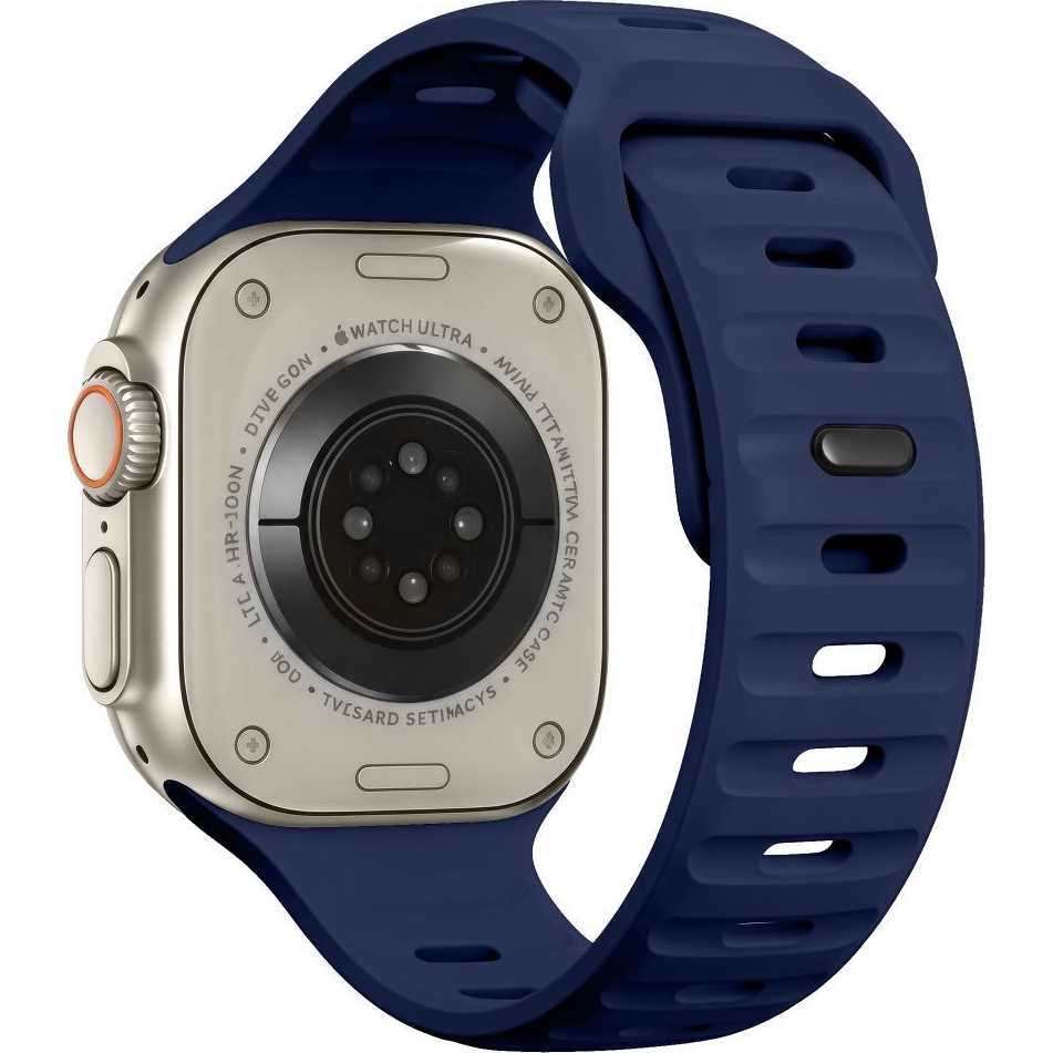 Tech-Protect Silicone Line, minimalistyczny pasek do Apple Watch SE 2024 44mm / 2022 44mm / 2020 44mm, Apple Watch Ultra 4 49mm / 3 49mm / 2 49mm / 1 49mm, Apple Watch Series 12 46mm / 11 46mm / 10 46mm / 9 45mm / 8 45mm / 7 45mm / 6 44mm / 5 44mm / 4 44mm / 3 42mm / 2 42mm / 1 42mm / 0 42mm, Atlantic Blue (niebieski)