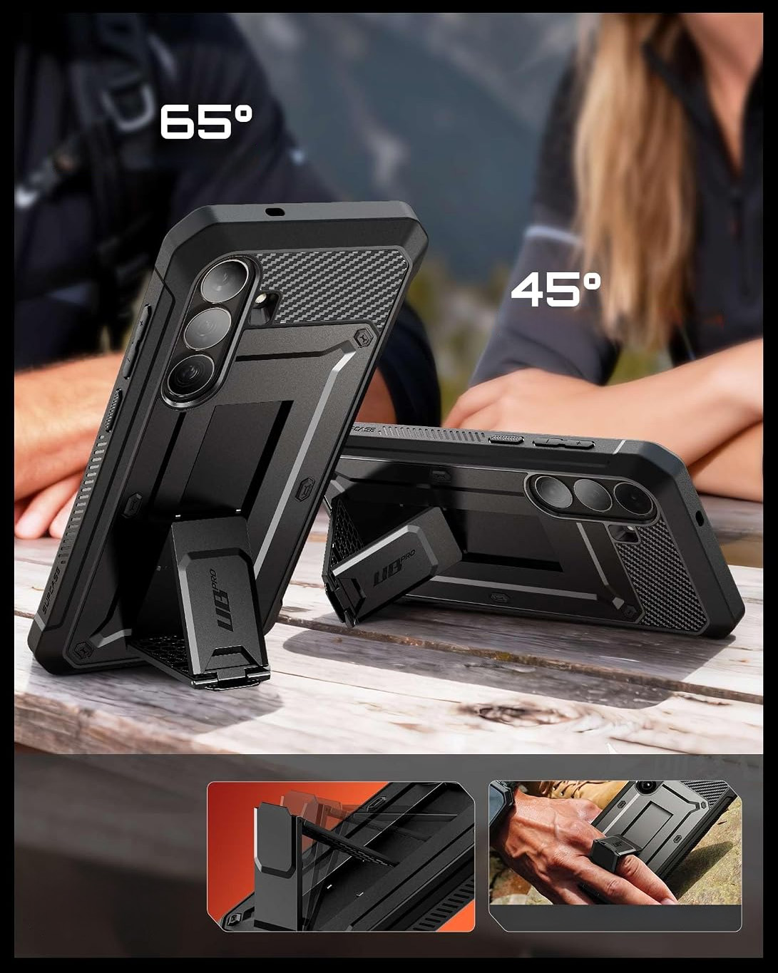 Etui pancerne Supcase Unicorn Beetle Pro do Galaxy S26 FE, Black (czarny)