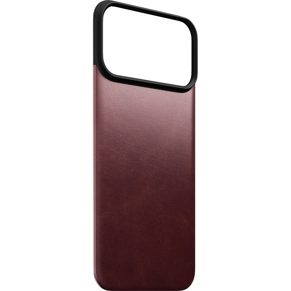 Skórzane etui Nomad Magnetic Leather Back Horween Series do MagSafe do iPhone 18 Pro Max / 17 Pro Max, Burgundy (burgundowy)