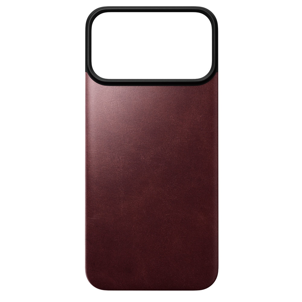 Skórzane etui Nomad Magnetic Leather Back Horween Series do MagSafe do iPhone 18 Pro Max / 17 Pro Max, Burgundy (burgundowy)