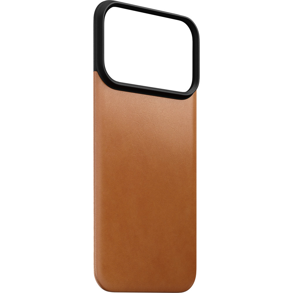 Skórzane etui Nomad Magnetic Leather Back Horween Series do MagSafe do iPhone 18 Pro / 17 Pro, Saddle (jasnobrązowy)