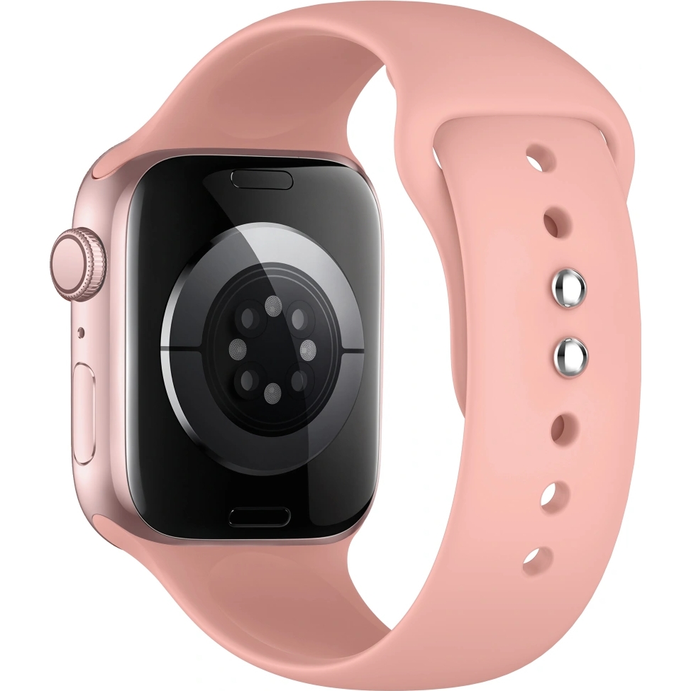 Tech-Protect Silicone, minimalistyczny pasek do Apple Watch SE 2024 44mm / 2022 44mm / 2020 44mm, Apple Watch Ultra 4 49mm / 3 49mm / 2 49mm / 1 49mm, Apple Watch Series 12 46mm / 11 46mm / 10 46mm / 9 45mm / 8 45mm / 7 45mm / 6 44mm / 5 44mm / 4 44mm / 3 42mm / 2 42mm / 1 42mm / 0 42mm, Dusty Rosa (różowa)