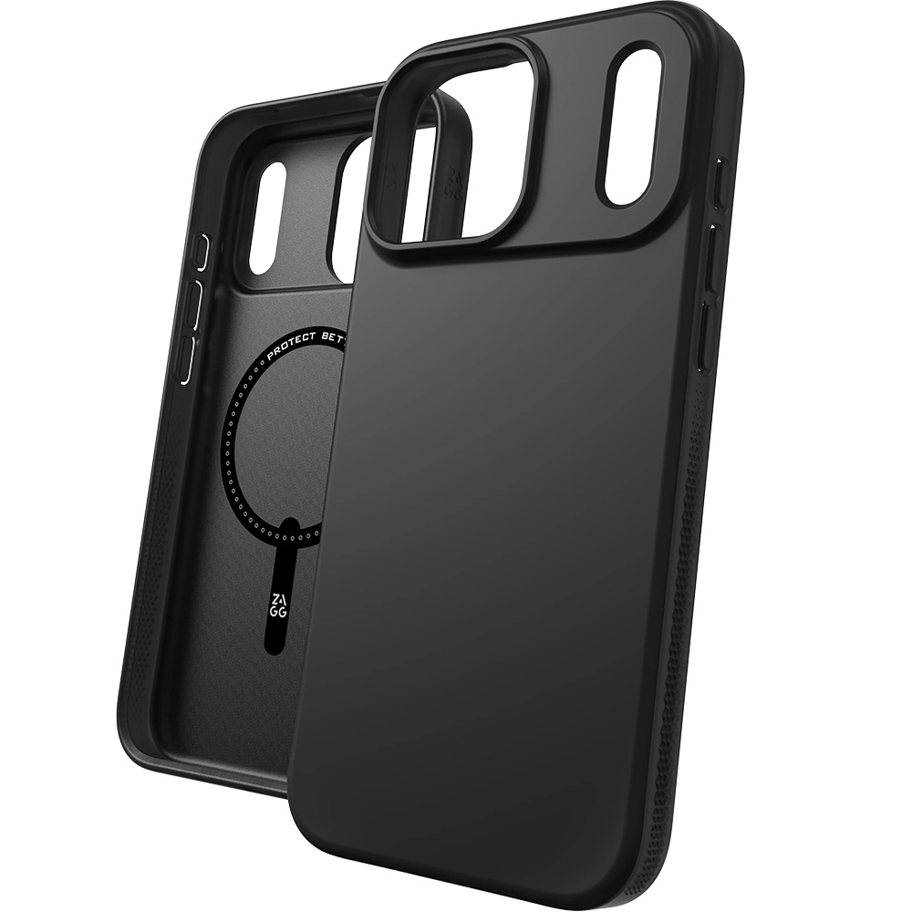 Etui ZAGG Milan Snap do MagSafe do iPhone 18 Pro / 17 Pro, Black (czarny)