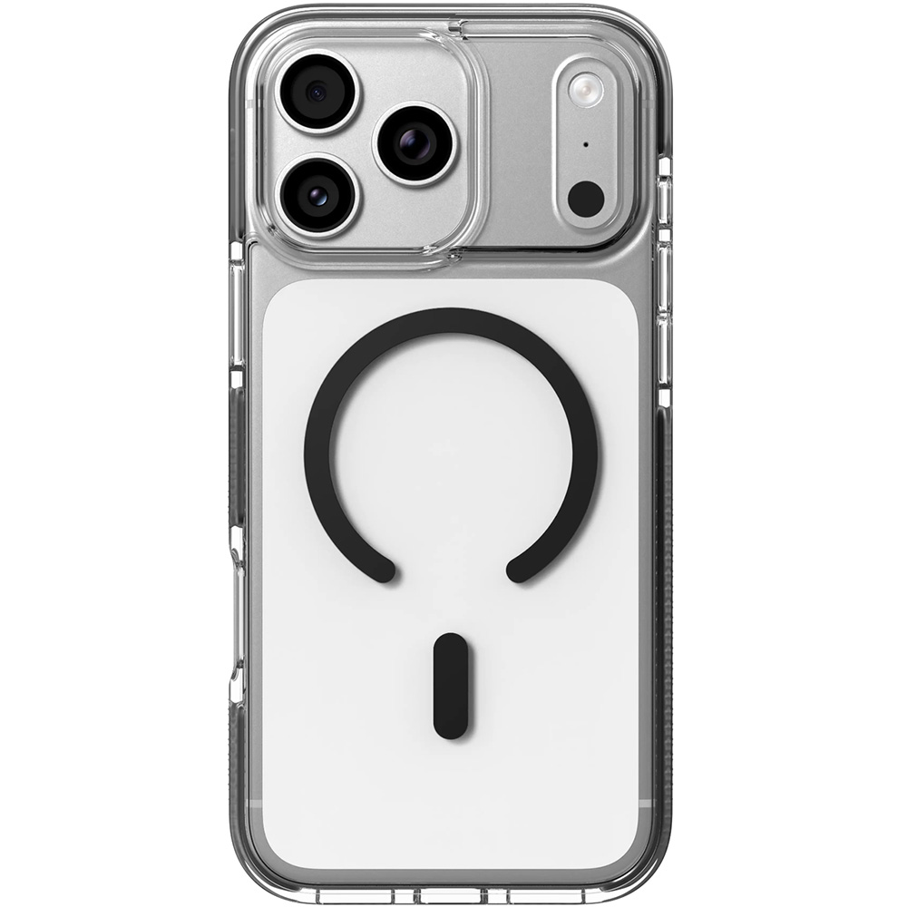 Etui ZAGG Santa Cruz Snap do MagSafe do iPhone 18 Pro Max / 17 Pro Max, Black (przezroczysto-czarny)