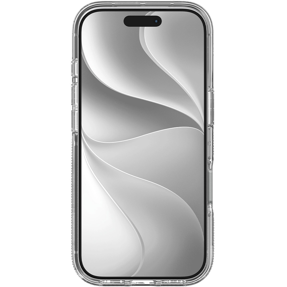 Etui ZAGG Crystal Palace Snap do MagSafe do iPhone 18 Pro / 17 Pro, Clear (przezroczysty z białym pierścieniem magnetycznym)