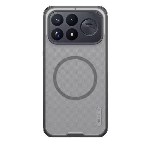 Etui Nillkin Frosted Shield Pro Magnetic do Xiaomi POCO F9 Ultra, Black (przydymiony z czarna ramką)
