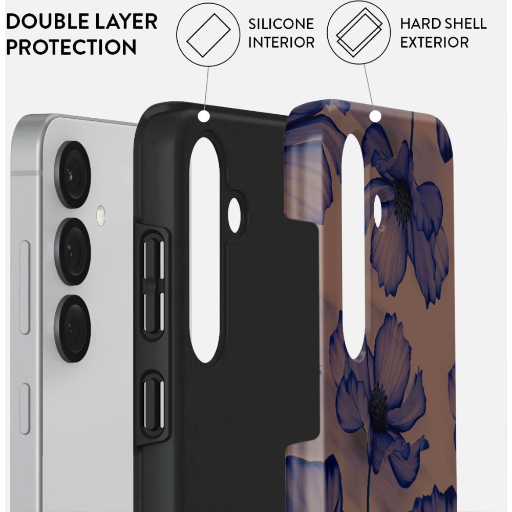Ekskluzywne etui Burga Tough Magnetic do Galaxy S25, Velvet Night