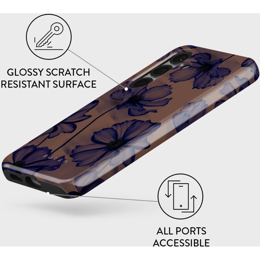 Ekskluzywne etui Burga Tough Magnetic do Galaxy S25, Velvet Night