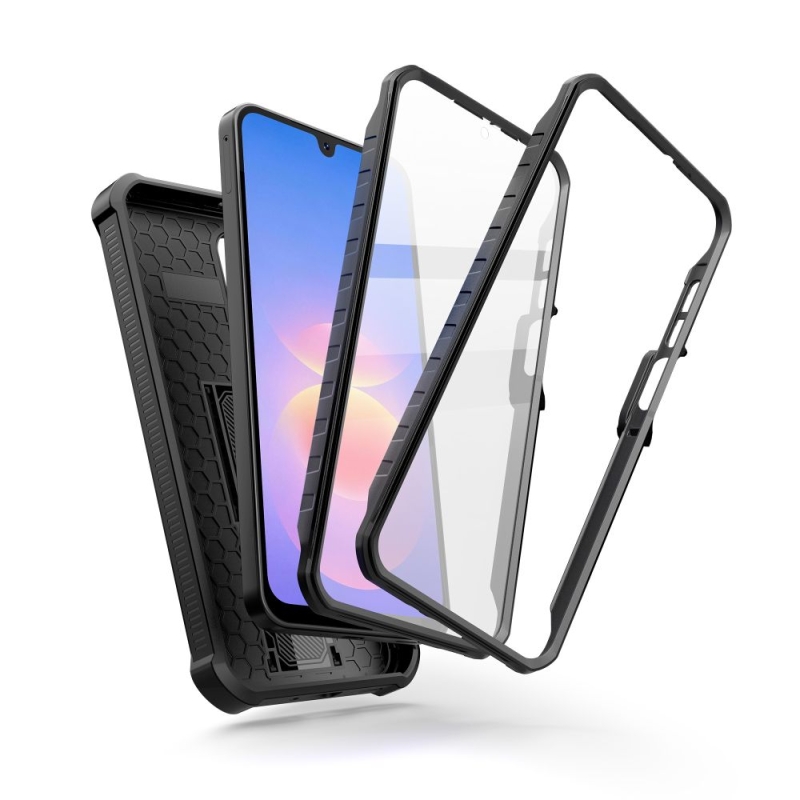 Tech-Protect Kevlar Cam+ 2-Set, komplet ramek ochronnych, indywidualna ochrona telefonu, Black (czarny)