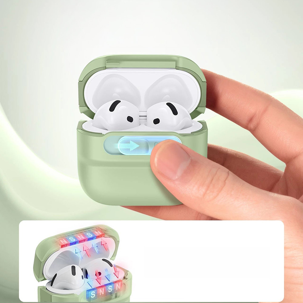 Pulse FlickLock Magnetic Case z mechanizmem otwierania do Apple AirPods 4, Apple AirPods 5