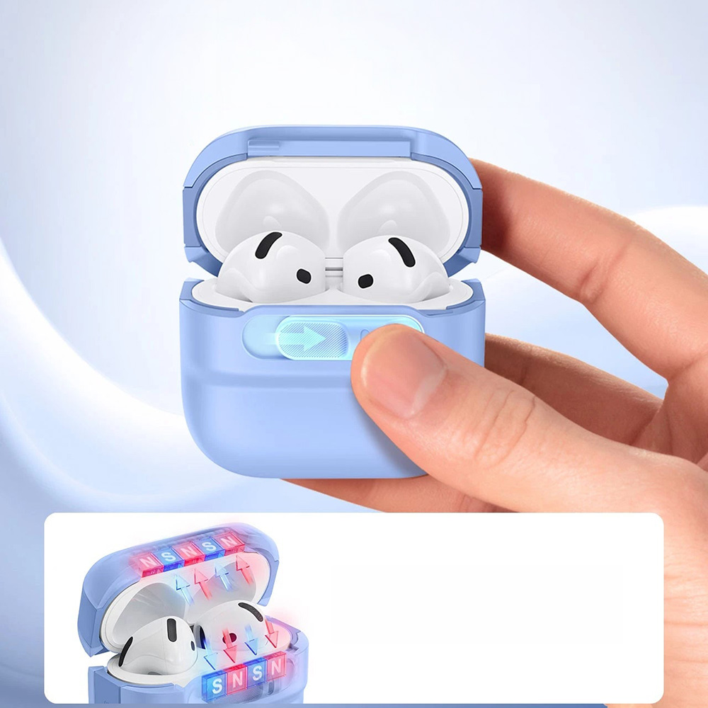 Pulse FlickLock Magnetic Case z mechanizmem otwierania do Apple AirPods 4, Apple AirPods 5