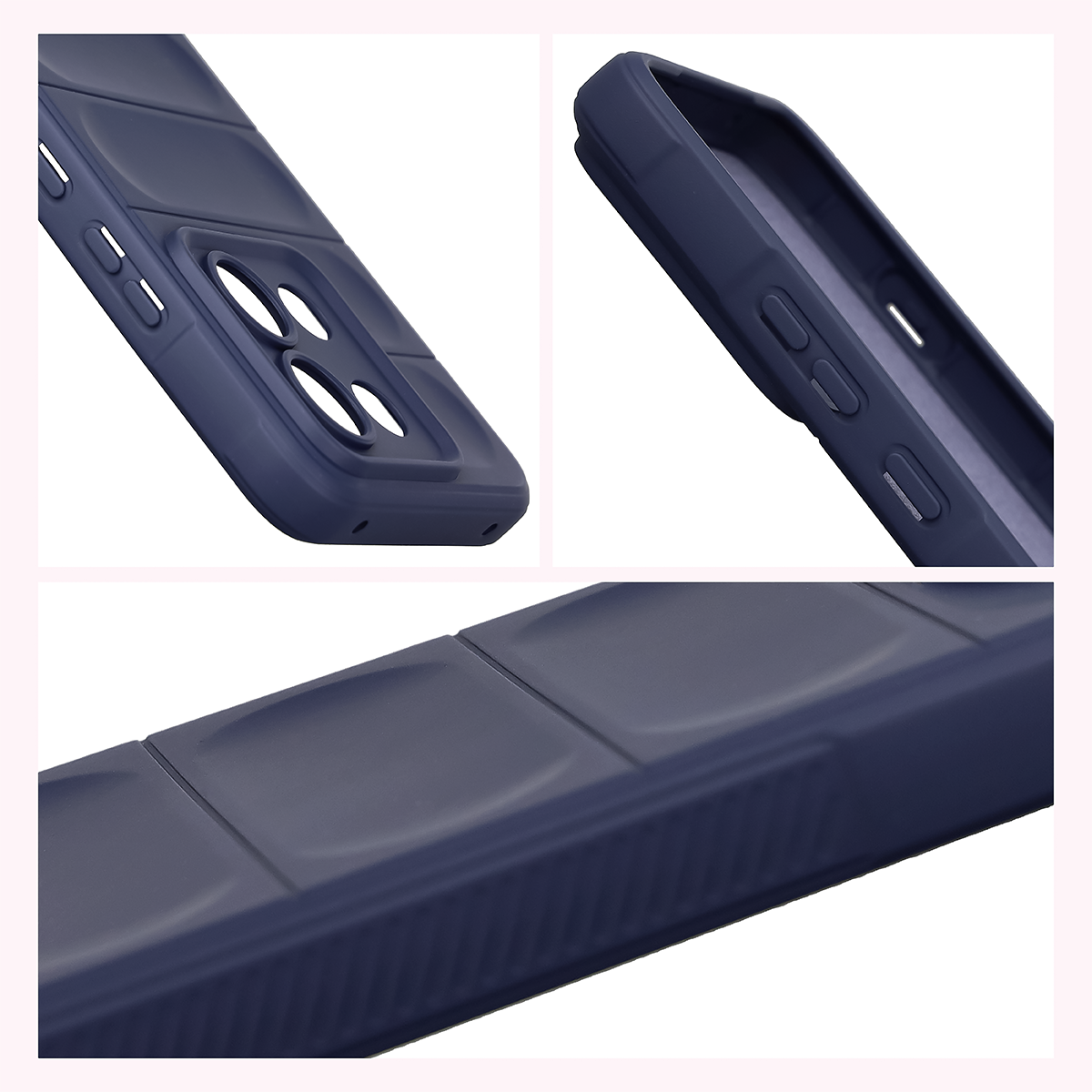 Podwyższone krawędzie i antypoślizgowa powierzchnia w etui Bizon Case Tur do Motorola Edge 70 Max
