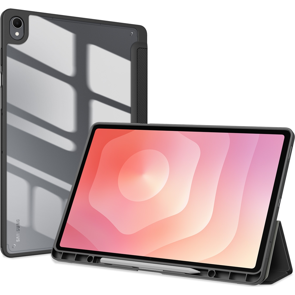 Etui z klapką Dux Ducis Toby do Galaxy Tab S12 Plus, Black (czarny)