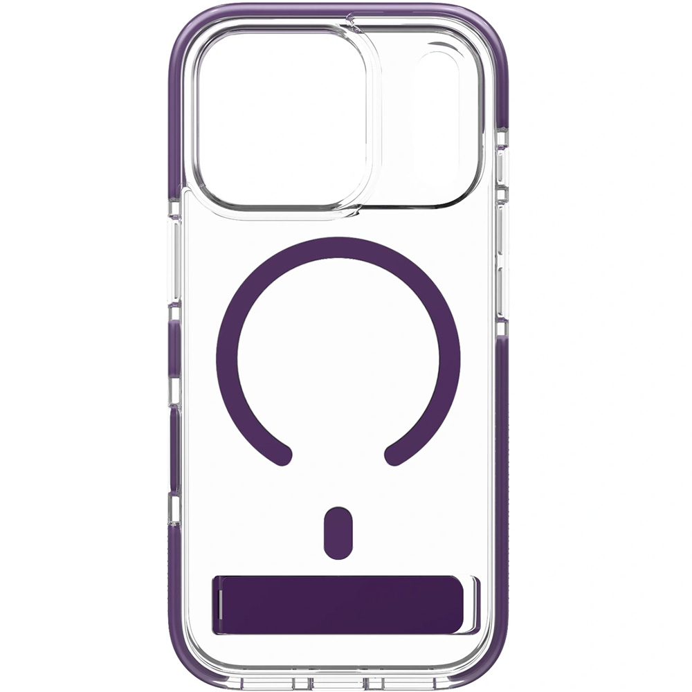 Etui ZAGG Santa Cruz Snap Kickstand do MagSafe do iPhone 18 Pro Max / 17 Pro Max, Fresh Purple (przezroczysto-fioletowy)