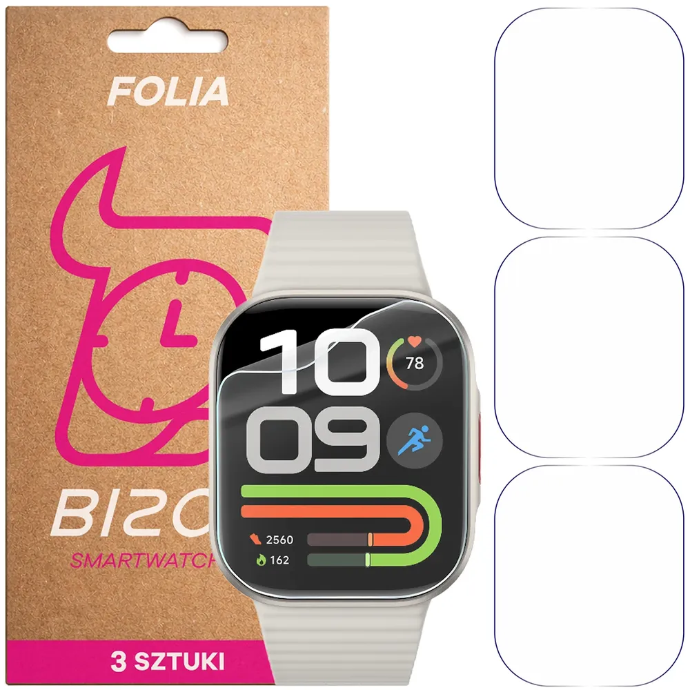 Folia hydrożelowa Bizon Watch Film HydroFlex dla Xiaomi Redmi Watch 6 Lite