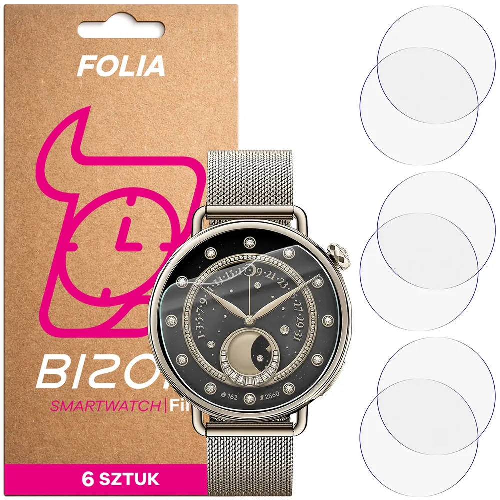 Folia hydrożelowa Bizon Watch Film HydroFlex dla Xiaomi Watch S4 41mm