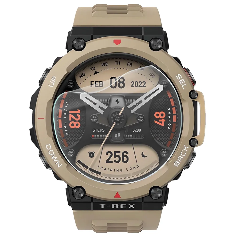 Folia hydrożelowa Bizon Watch Film HydroFlex do Amazfit T-Rex 2 na zegarku