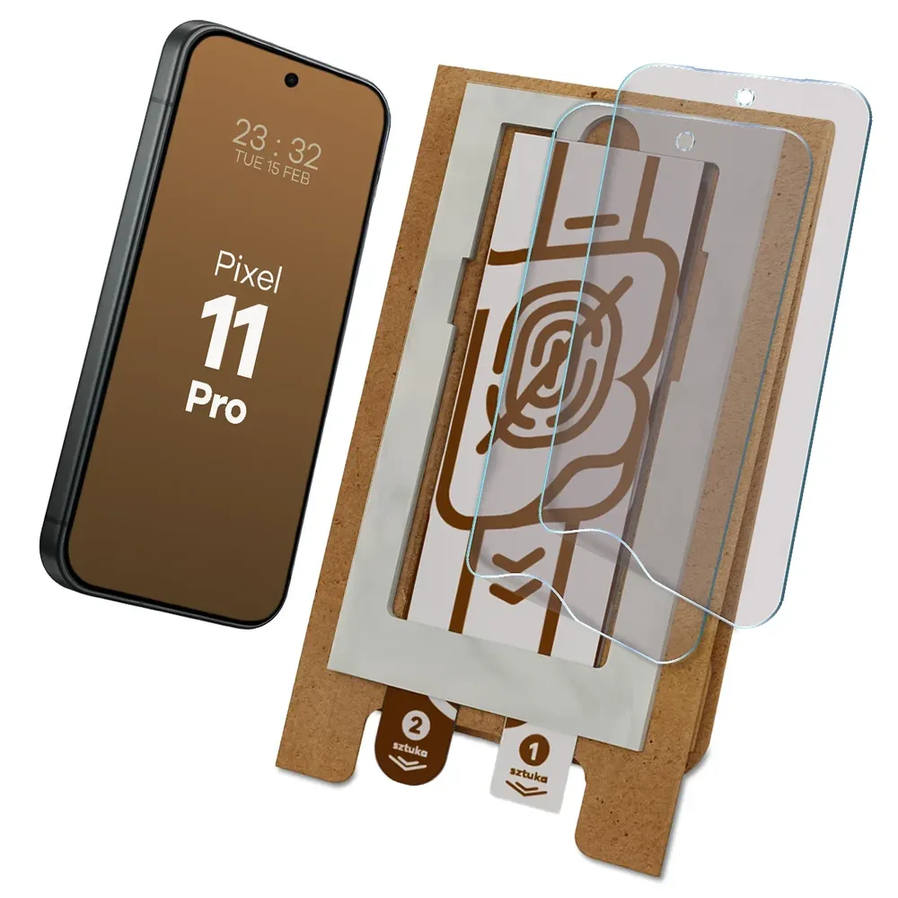 Aplikator Bizon Eplikator Film Matte do łatwej aplikacji ochrony ekranu dla Google Pixel 11 Pro