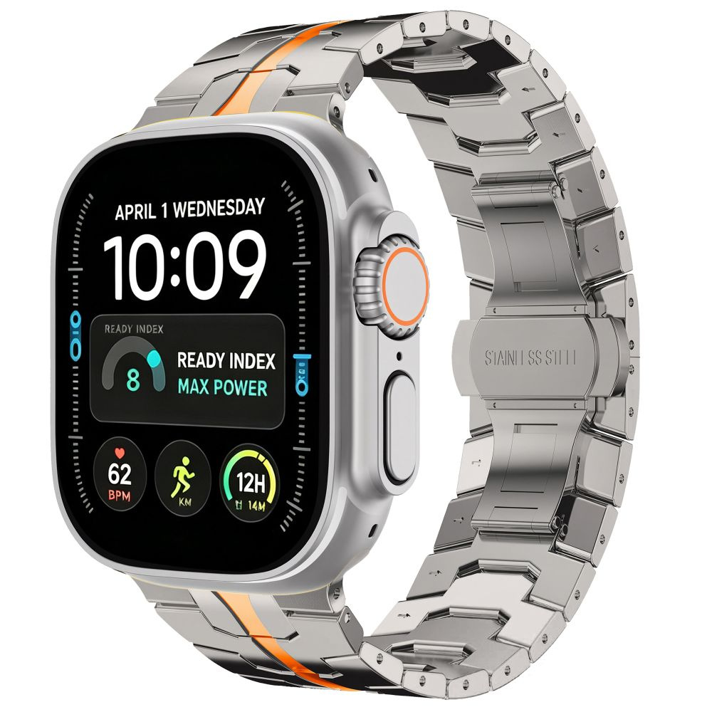 Bransoleta Tech-Protect Stainless ze stali nierdzewnej do Apple Watch Ultra 4 49mm<br><noscript><img src=