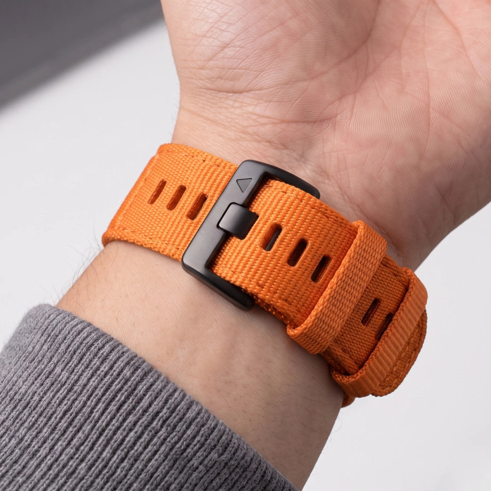 Pasek Tech Protect Nylon Classic do Garmin Enduro 3 / 2 / Garmin Enduro, Garmin Quatix 6X, Garmin Quatix 7X, Garmin Fenix 3 HR / Garmin Fenix 3, Garmin D2 Delta PX, Garmin Descent Mk1, Garmin Descent Mk2, Garmin Descent Mk2i, Garmin Tactix 7 Pro / Garmin Tactix 7, Garmin Tactix Delta, Garmin D2 Mach 1 Pro, Garmin Tactix Charlie, Garmin Quatix 8 (51mm), Garmin Fenix 5X (51 mm), Garmin Descent Mk3i (51mm), Garmin Fenix 9 Pro (51 mm) / (51 mm), Garmin Epix Pro 2 gen. 51mm, Garmin Fenix 6X Pro (51 mm) / Solar (51 mm), Garmin Garmin D2 Mach 2 Pro / (51 mm), Garmin Tactix 8 AMOLED (51 mm) / Solar (51 mm) / Solar Elite (51 mm), Garmin Instinct 2X Solar (50 mm), Garmin Instinct 3 AMOLED (50 mm) / Tactical Edition (50 mm) / Solar Tactical Edition (50 mm), Garmin Fenix 7X Pro Solar (51 mm) / Solar (51 mm), Garmin Fenix 8 Pro AMOLED (51 mm) / microLED (51 mm) / AMOLED (51 mm), Garmin Garmin Fenix 5X Plus (51 mm), Signal Orange (pomarańczowy). Pasek elegancki, uniwersalny design, stylowy i funkcjonalny
