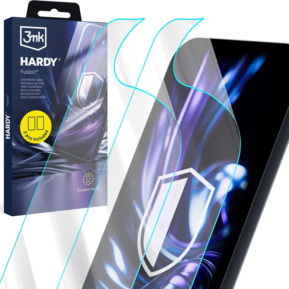 Szkło hybrydowe, 3mk Hardy Fusion do Vivo X500 Pro Max, 2 sztuki]