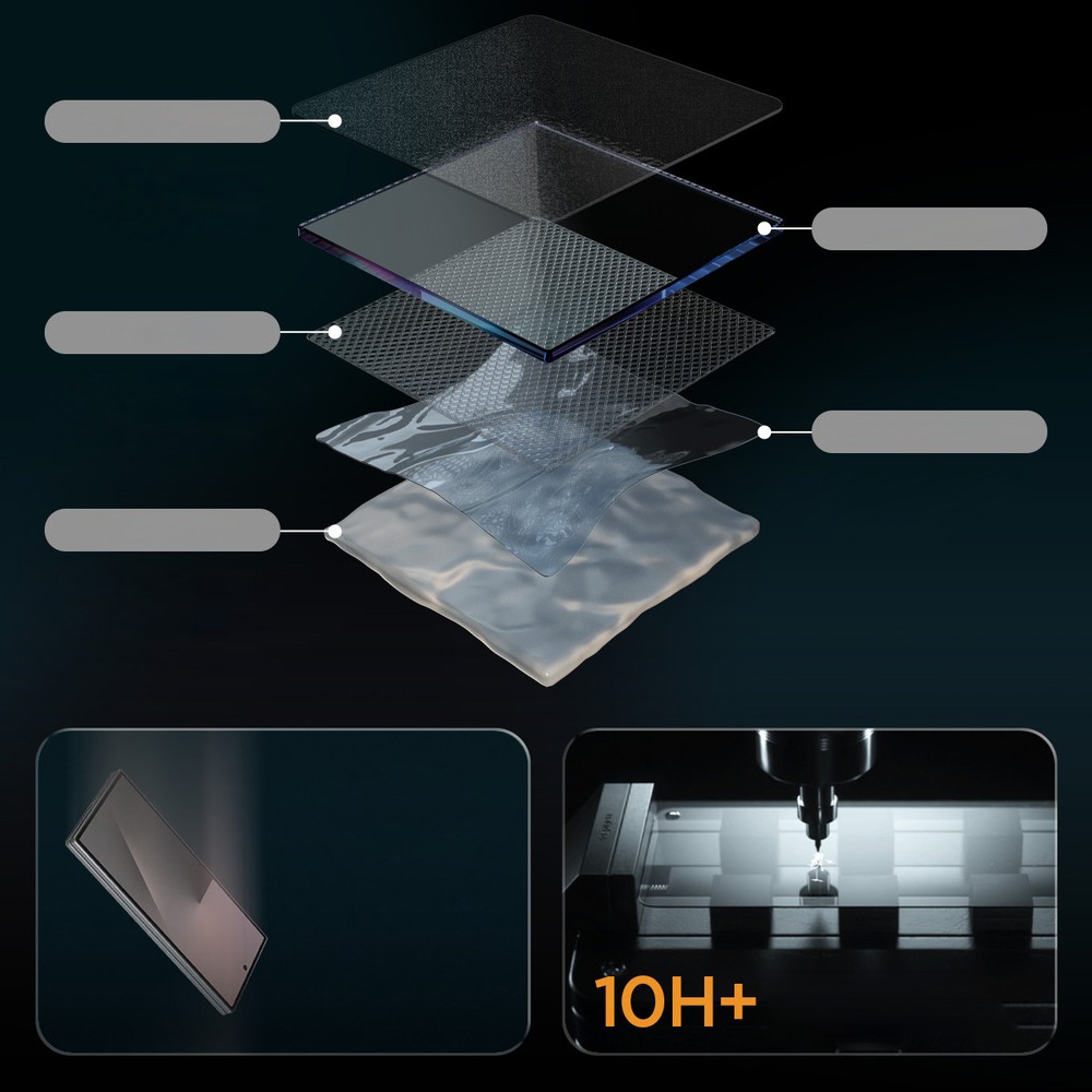 Szkło hartowane prywatyzujące Spigen Glas.tR EZ Fit Pro Privacy (Alumina Core) 1-Pack z ramką aplikacyjną do Galaxy Z Fold8 Ultra / Fold7