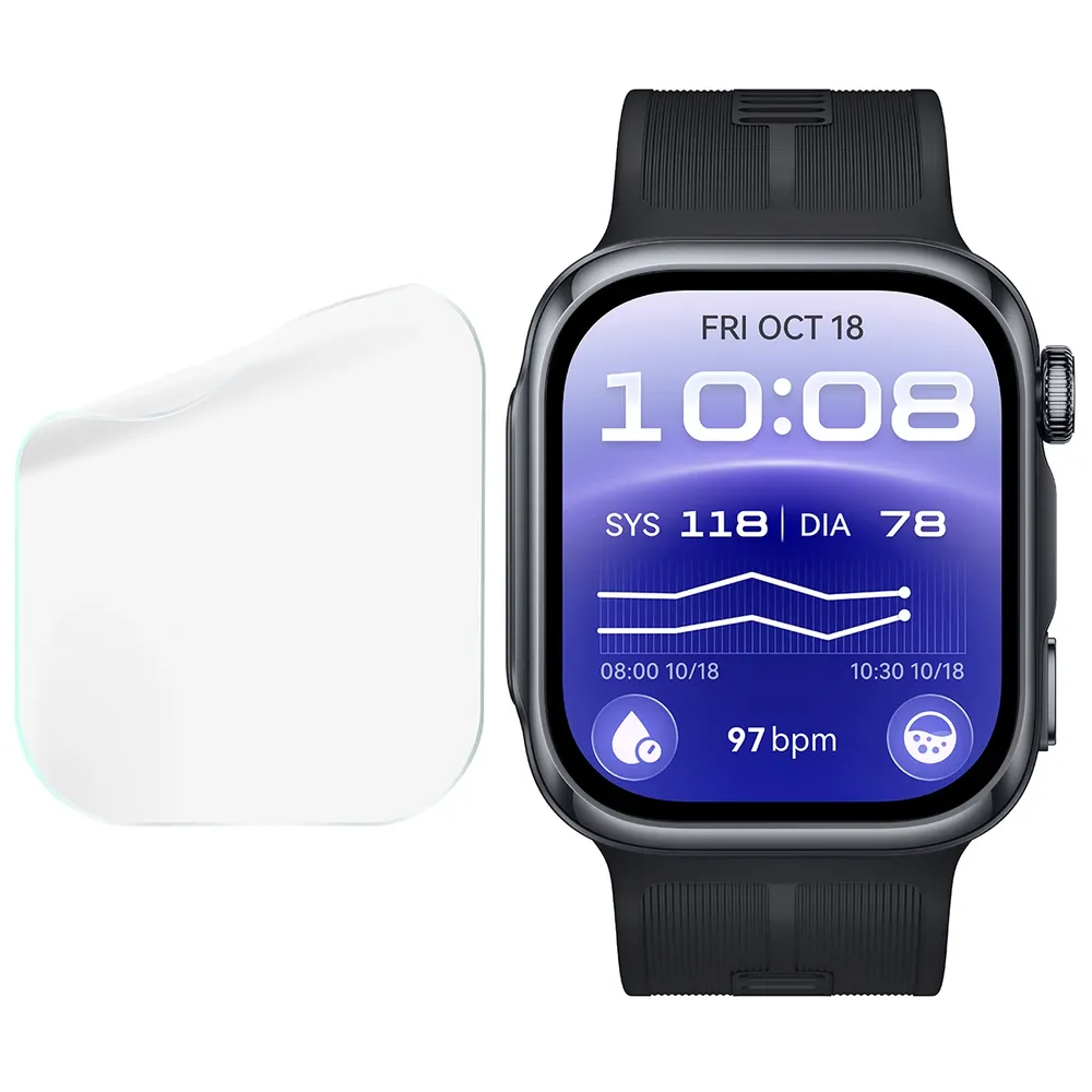 Bizon Watch Film Hydrogel Duo w zestawieniu z Huawei Watch D3