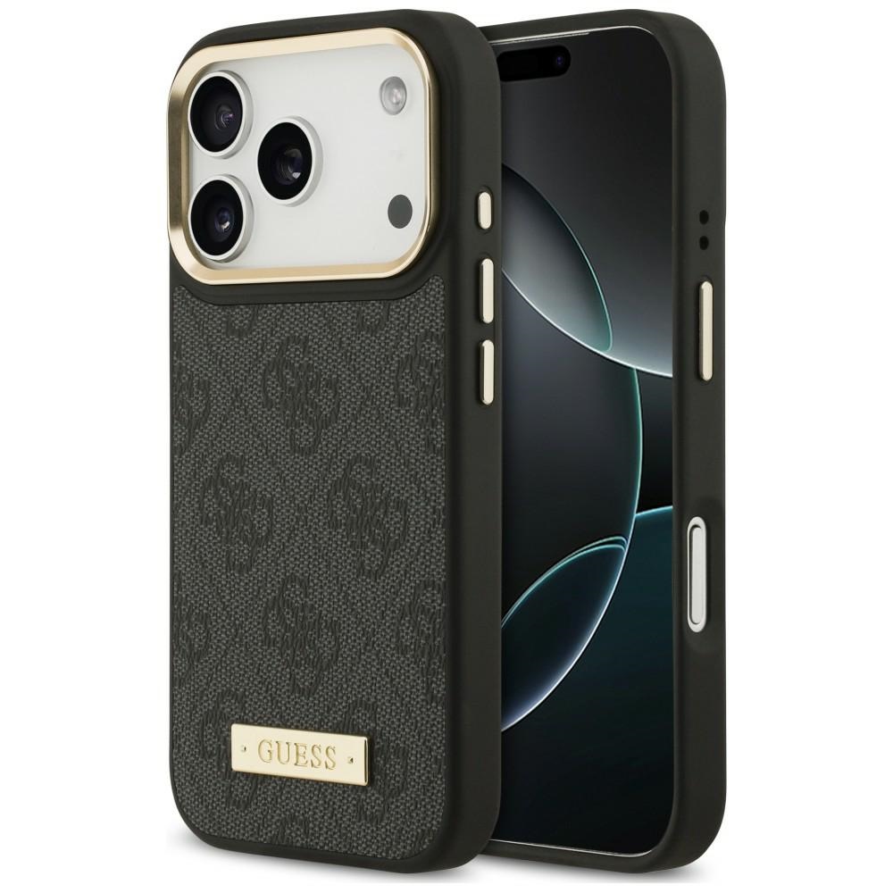 Guess 4G Logo Plate stylowy pokrowiec ochronny etui na telefon premium design Black (czarny)