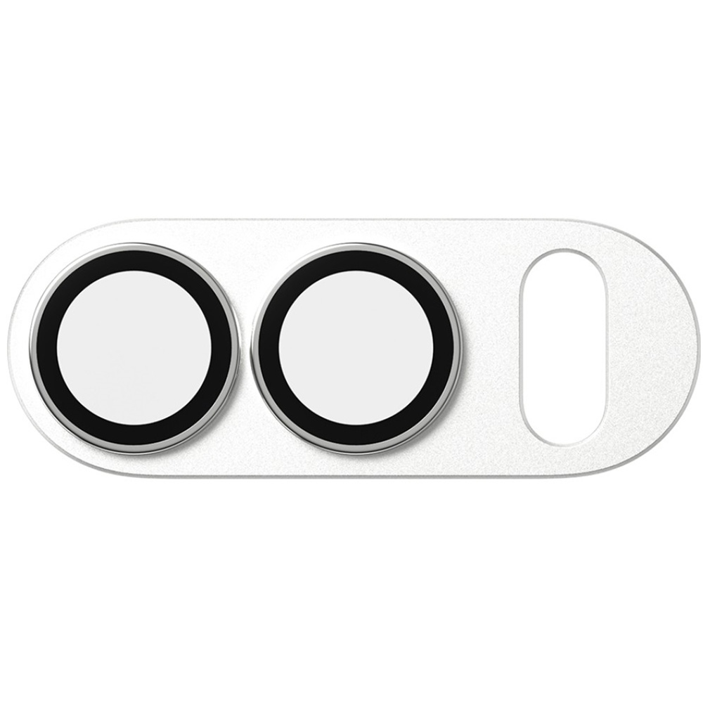 Szkło hartowane na aparat PanzerGlass Fender Camera Protector do iPhone Duo, Silver (srebrny)